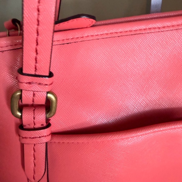 Coach Peyton Leather Jordan Double Zip Carryall tote/crossbody - Picture 5 of 16